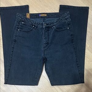 Wrangler Aura Black Long Rise Denim Jeans - Size 6L